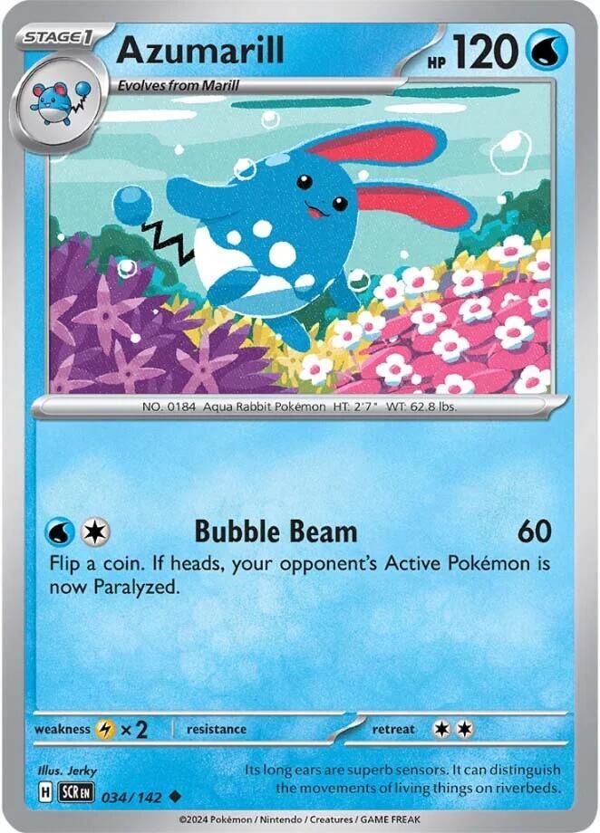 Azumarill 034/142 (SV07: Stellar Crown)  | Good Games Morley