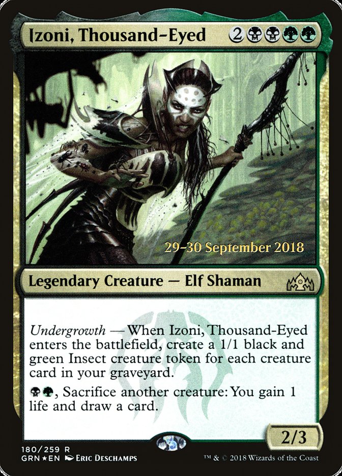 Izoni, Thousand-Eyed [Guilds of Ravnica Prerelease Promos] | Good Games Morley