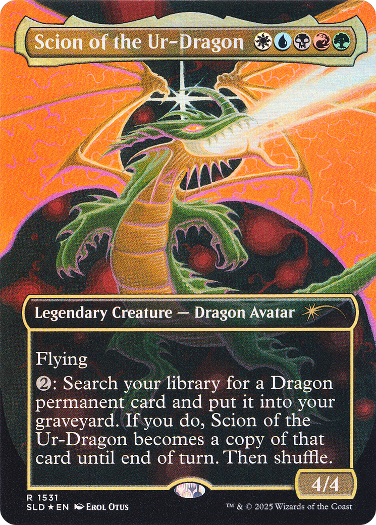 Scion of the Ur-Dragon (Rainbow Foil) [Secret Lair Drop Series] | Good Games Morley