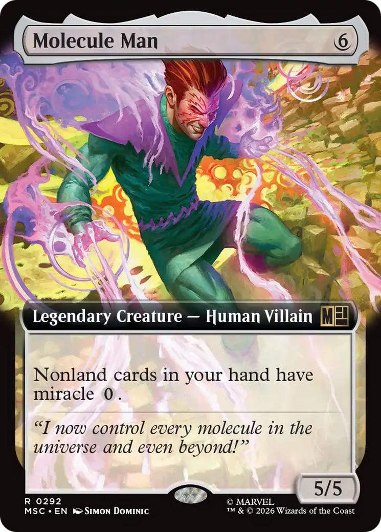 Molecule Man (Extended Art) [Marvel Super Heroes Commander] | Good Games Morley