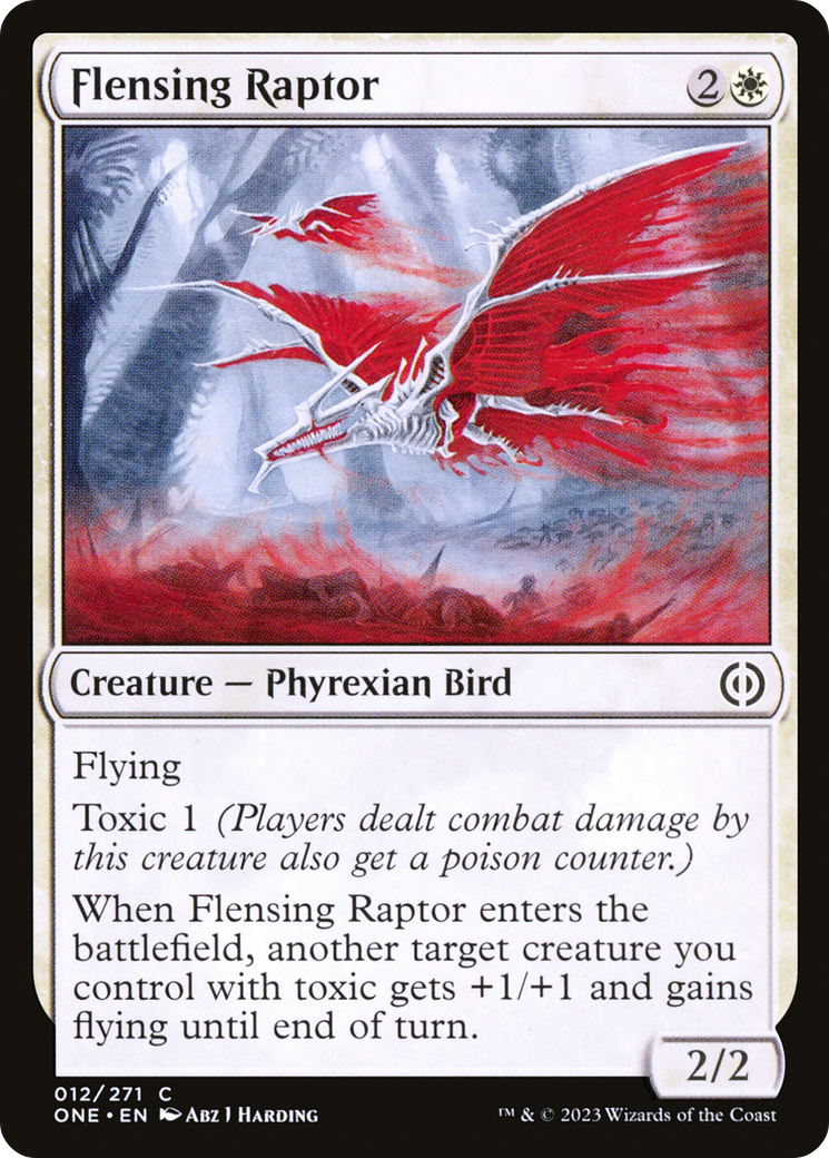 Flensing Raptor [Phyrexia: All Will Be One] | Good Games Morley