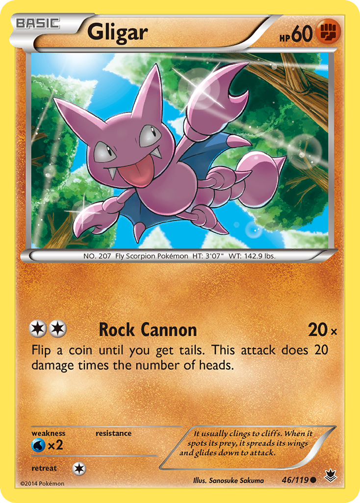 Gligar (46/119) [XY: Phantom Forces] | Good Games Morley