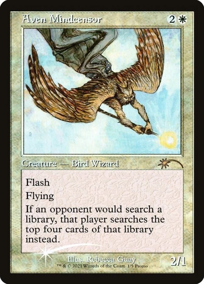 Aven Mindcensor Retro Frame 1 (WPN & Gateway Promos)  - Foil | Good Games Morley