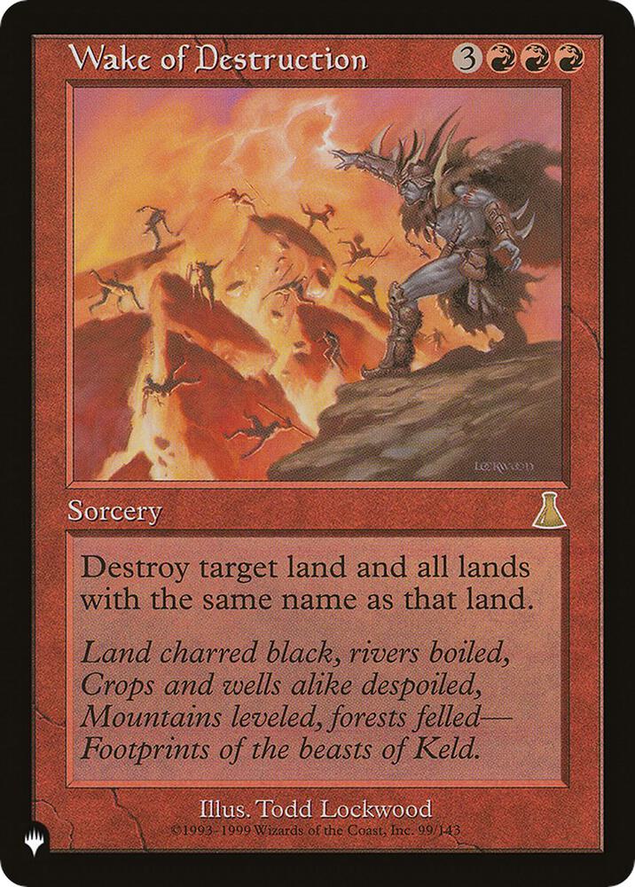 Wake of Destruction UDS-99/5075 (The List Reprints)  | Good Games Morley