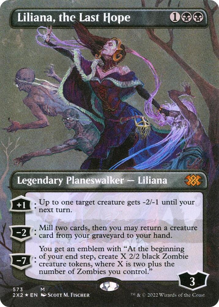 Liliana the Last Hope Textured Foil 573/331 (Double Masters 2022)  - Foil | Good Games Morley