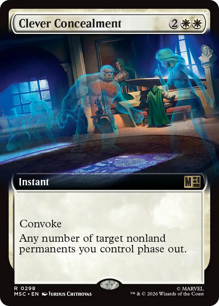 Clever Concealment (Extended Art) [Marvel Super Heroes Commander] | Good Games Morley