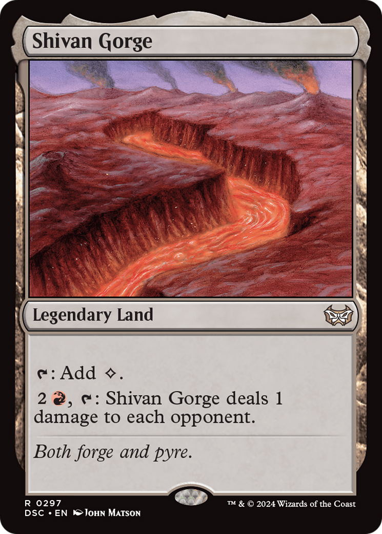 Shivan Gorge [Duskmourn: House of Horror Commander] | Good Games Morley