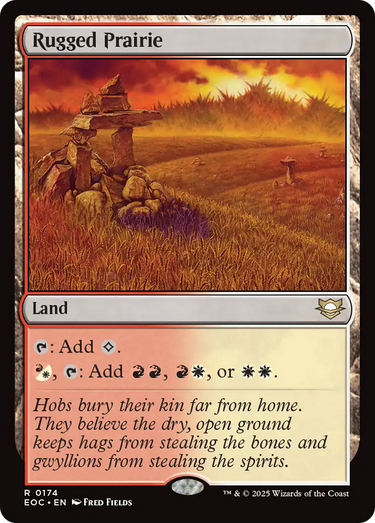 Rugged Prairie [Edge of Eternities Commander] | Good Games Morley