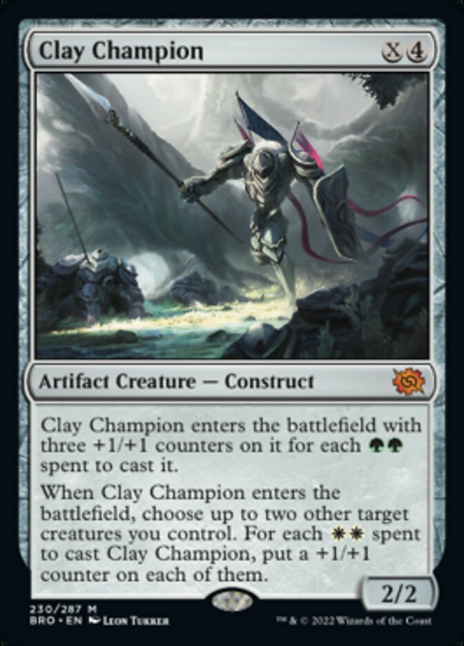 Clay Champion (Promo Pack) [The Brothers' War Promos] | Good Games Morley