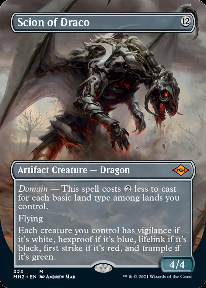 Scion of Draco (Borderless Alternate Art) [Modern Horizons 2] | Good Games Morley