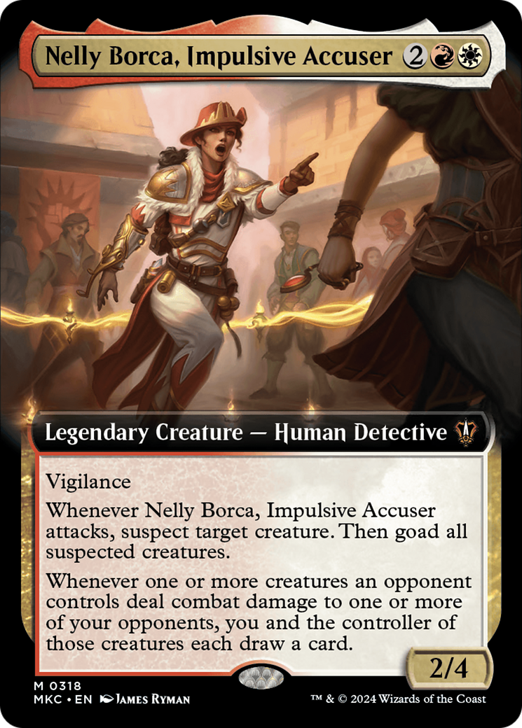 Nelly Borca, Impulsive Accuser (Extended Art) [Murders at Karlov Manor Commander] | Good Games Morley