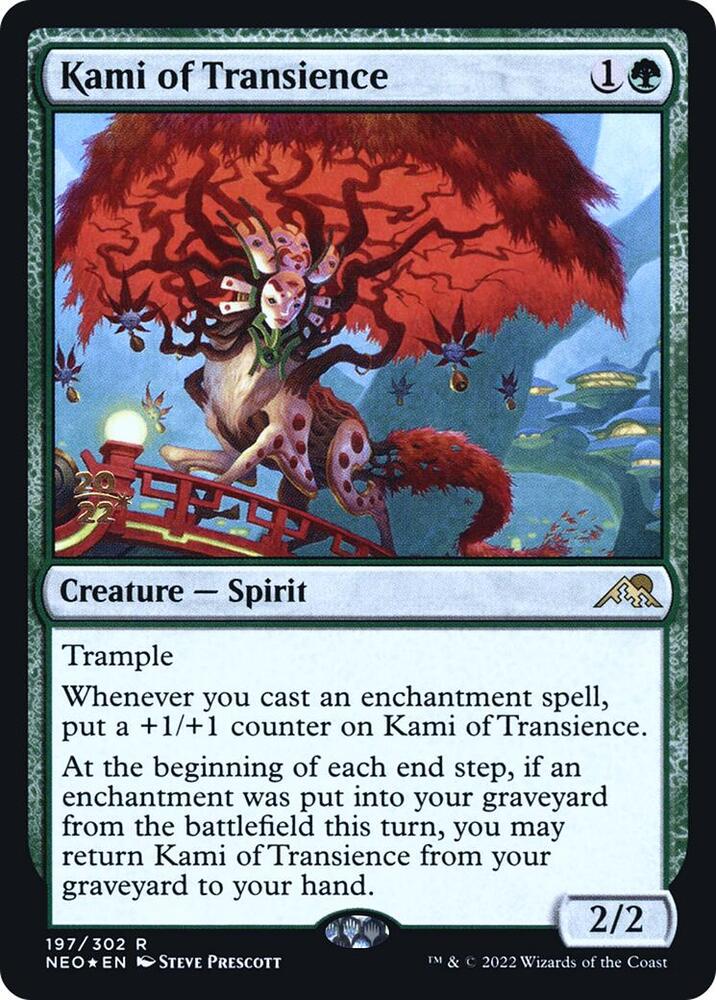 Kami of Transience 197s/157 (Prerelease Cards)  - Foil | Good Games Morley