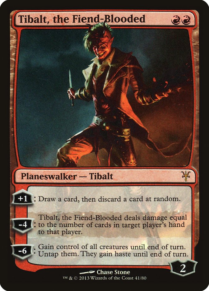 Tibalt, the Fiend-Blooded 41/80 (Duel Decks: Sorin vs. Tibalt)  - Foil | Good Games Morley