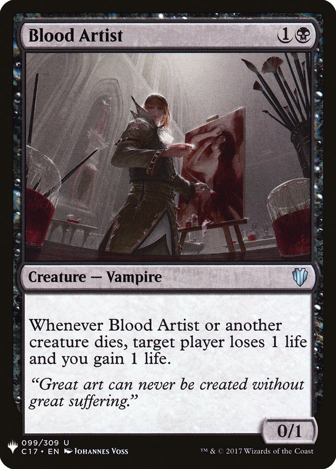 Blood Artist [Mystery Booster] | Good Games Morley