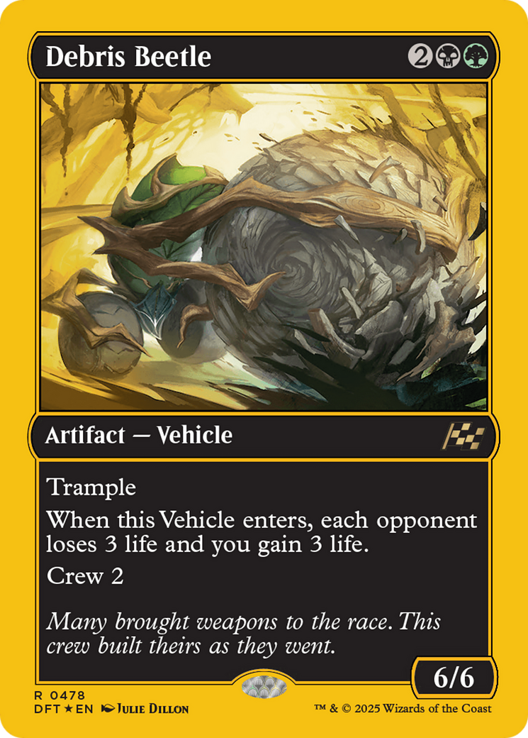 Debris Beetle (First-Place Foil) [Aetherdrift] | Good Games Morley