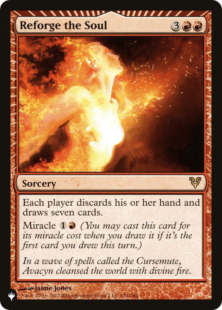 Reforge the Soul AVR-151/5075 (The List Reprints)  | Good Games Morley