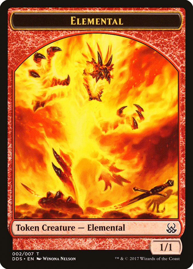 Elemental Token [Duel Decks: Mind vs. Might Tokens] | Good Games Morley