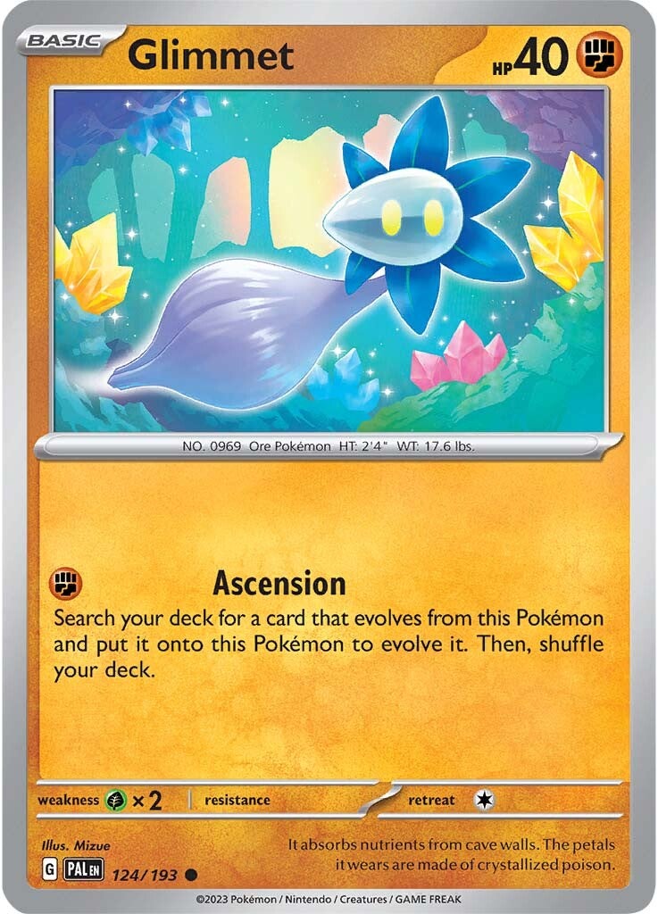 Glimmet (124/193) [Scarlet & Violet: Paldea Evolved] | Good Games Morley