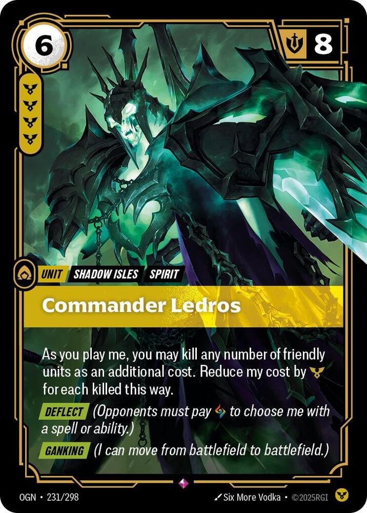Commander Ledros 231/298 (Origins)  - Foil | Good Games Morley