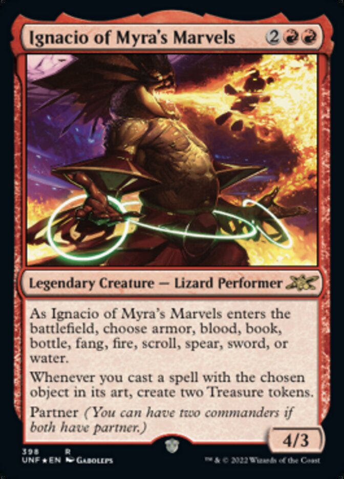 Ignacio of Myra's Marvels (Galaxy Foil) [Unfinity] | Good Games Morley