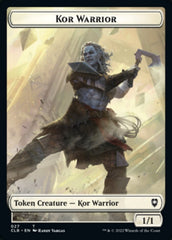 Kor Warrior // Wizard Double-Sided Token [Commander Legends: Battle for Baldur's Gate Tokens] | Good Games Morley