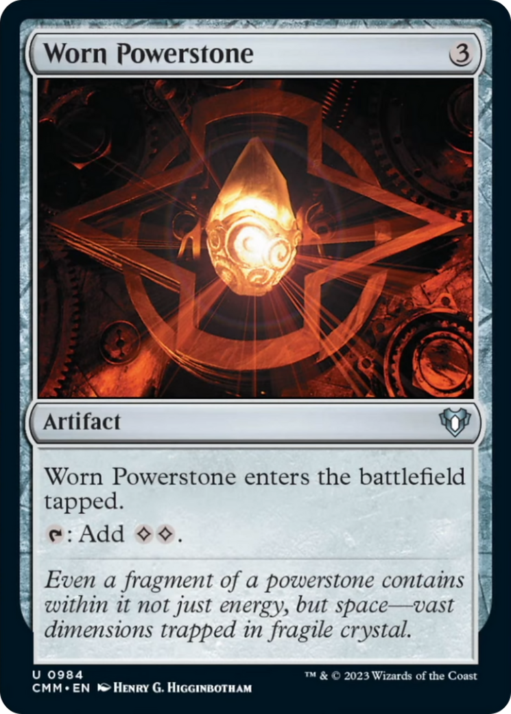 Worn Powerstone [Commander Masters] | Good Games Morley