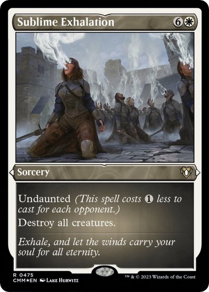 Sublime Exhalation 475/451a (Commander Masters)  - Etched Foil | Good Games Morley
