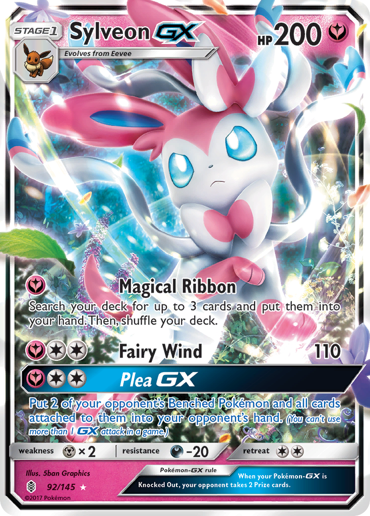 Sylveon GX (92/145) [Sun & Moon: Guardians Rising] | Good Games Morley