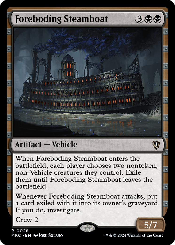 Foreboding Steamboat [Murders at Karlov Manor Commander] | Good Games Morley