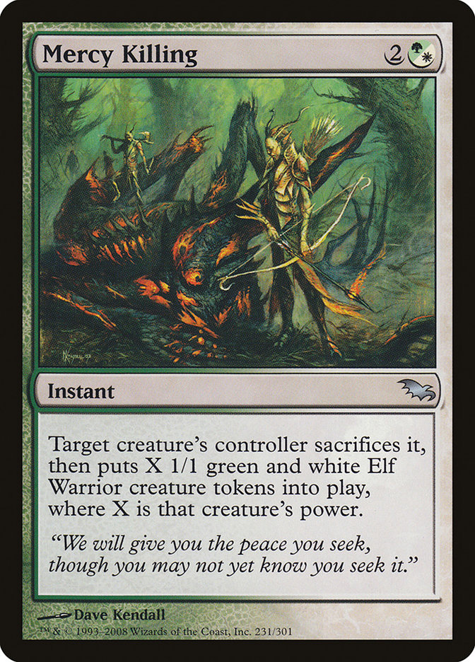 Mercy Killing 231/301 (Shadowmoor)  - Foil | Good Games Morley
