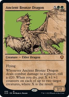 Ancient Bronze Dragon Showcase 406 (Commander Legends: Battle for Baldur's Gate)  | Good Games Morley