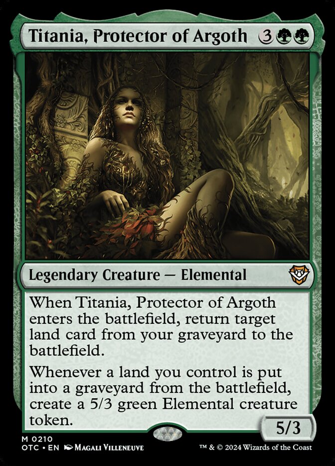 Titania, Protector of Argoth 210/342 (Commander: Outlaws of Thunder Junction)  | Good Games Morley