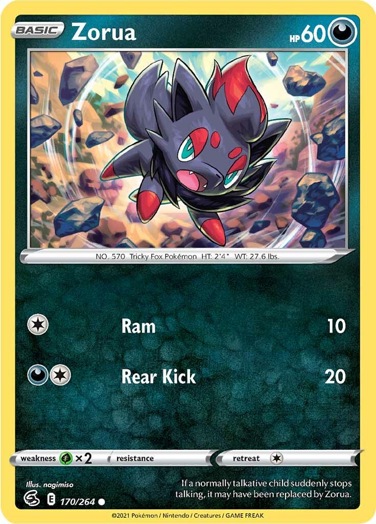 Zorua (170/264) [Sword & Shield: Fusion Strike] | Good Games Morley