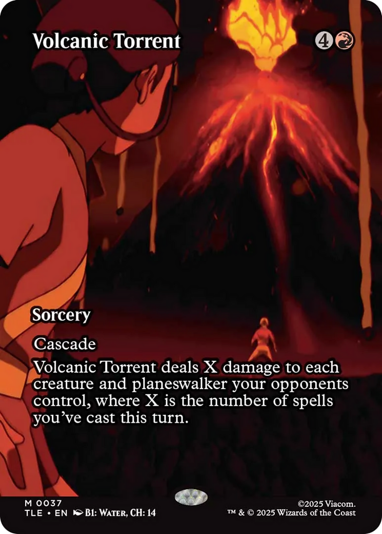 Volcanic Torrent (Borderless) [Avatar: The Last Airbender: Eternal-Legal] | Good Games Morley