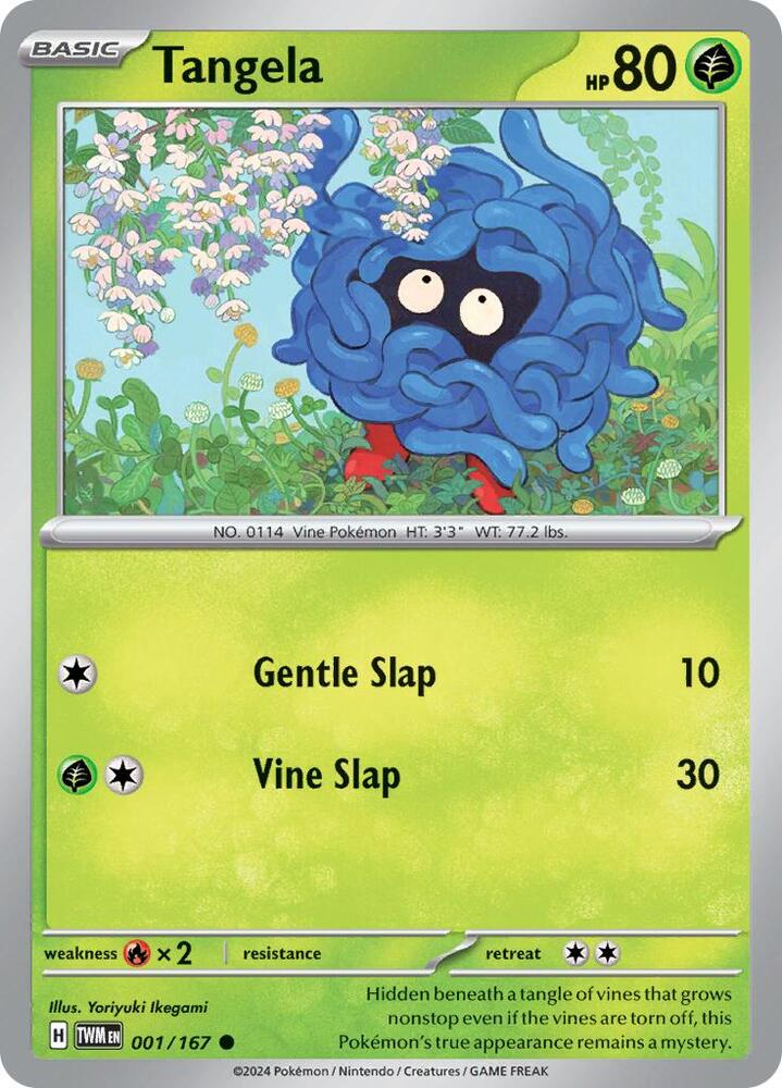 Tangela 001/167 (SV06: Twilight Masquerade)  | Good Games Morley