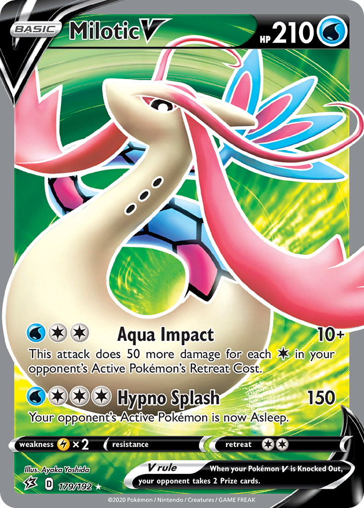 Milotic V (179/192) [Sword & Shield: Rebel Clash] | Good Games Morley