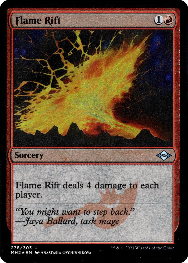 Flame Rift 278 (Modern Horizons 2)  - Etched Foil | Good Games Morley