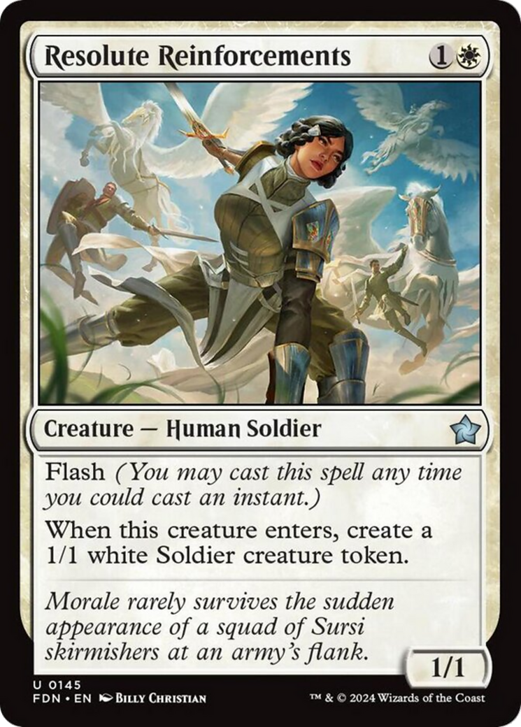 Resolute Reinforcements [Foundations] | Good Games Morley
