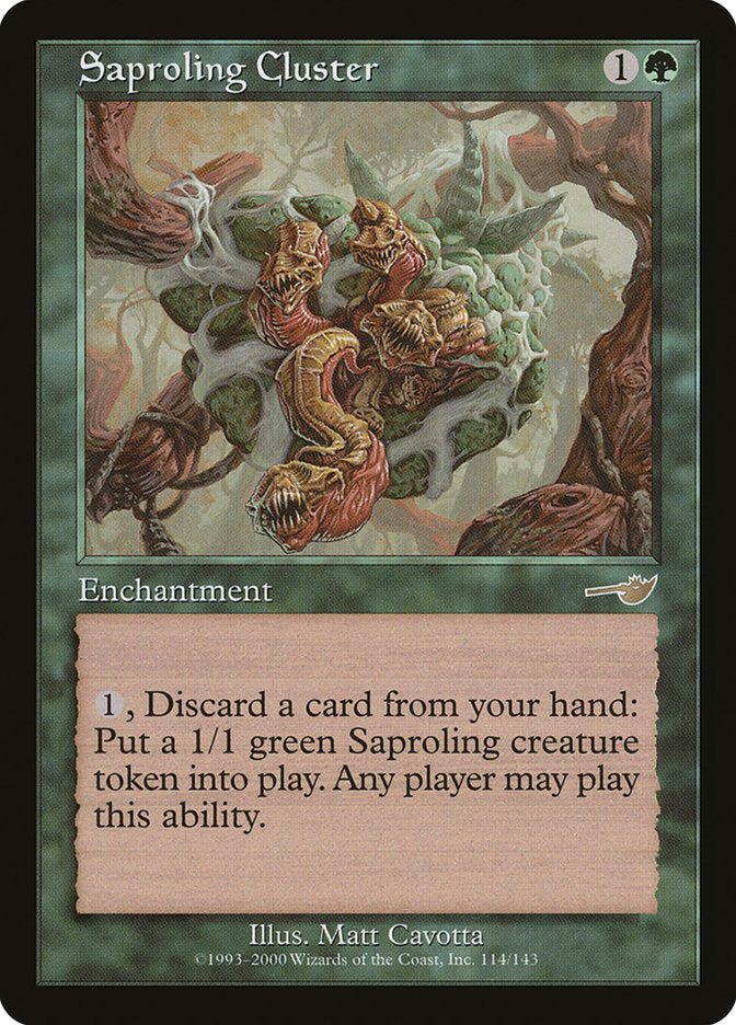 Saproling Cluster 114/143 (Nemesis)  - Foil | Good Games Morley
