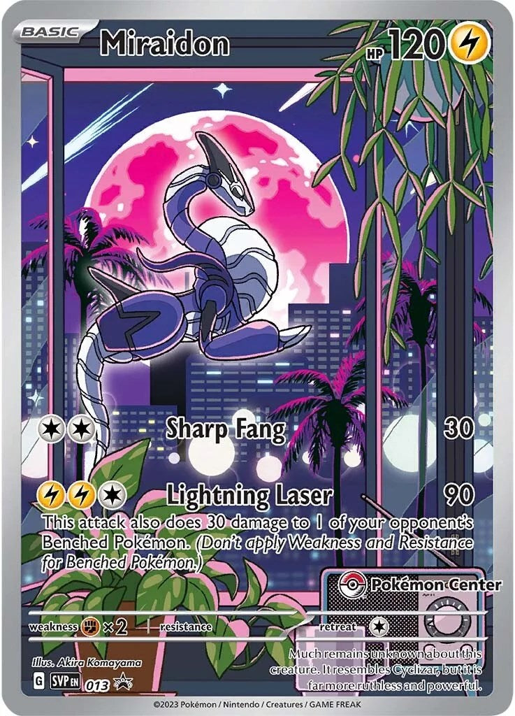 Miraidon (013) (Pokemon Center Exclusive) [Scarlet & Violet: Black Star Promos] | Good Games Morley