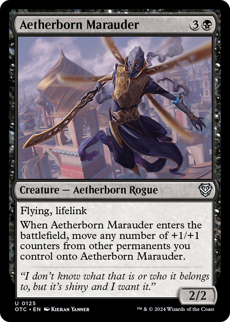 Aetherborn Marauder [Outlaws of Thunder Junction Commander] | Good Games Morley