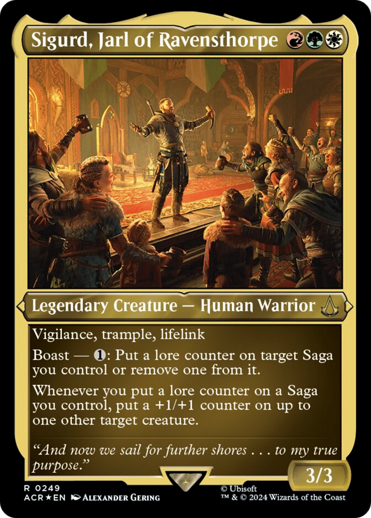 Sigurd, Jarl of Ravensthorpe (Foil Etched) [Assassin's Creed] | Good Games Morley