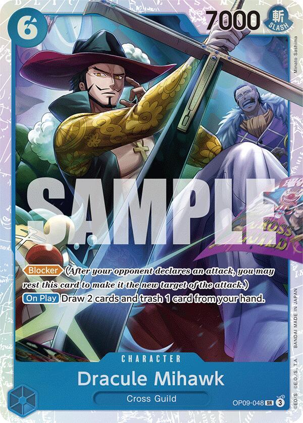 Dracule Mihawk OP09-048 (Emperors in the New World)  - Foil | Good Games Morley