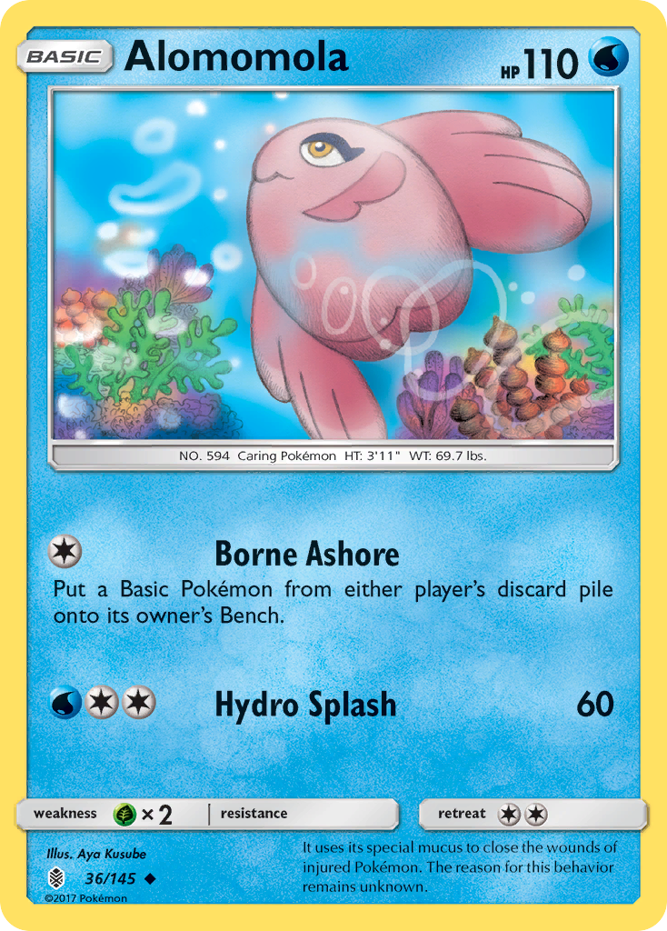 Alomomola (36/145) [Sun & Moon: Guardians Rising] | Good Games Morley