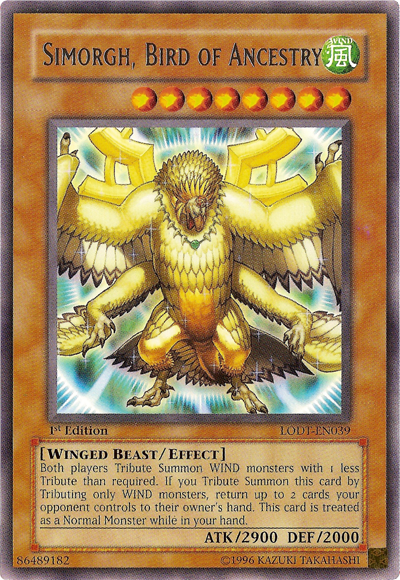 Simorgh, Bird of Ancestry [LODT-EN039] Rare | Good Games Morley