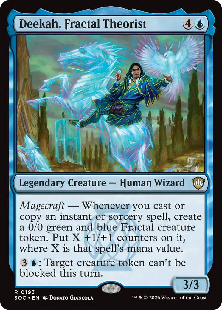 Deekah, Fractal Theorist [Secrets of Strixhaven Commander] | Good Games Morley