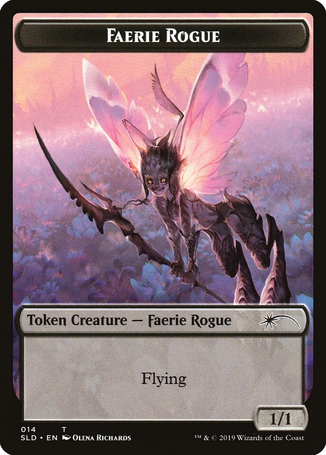 Faerie Rogue Token (014) [Secret Lair Drop Series] | Good Games Morley