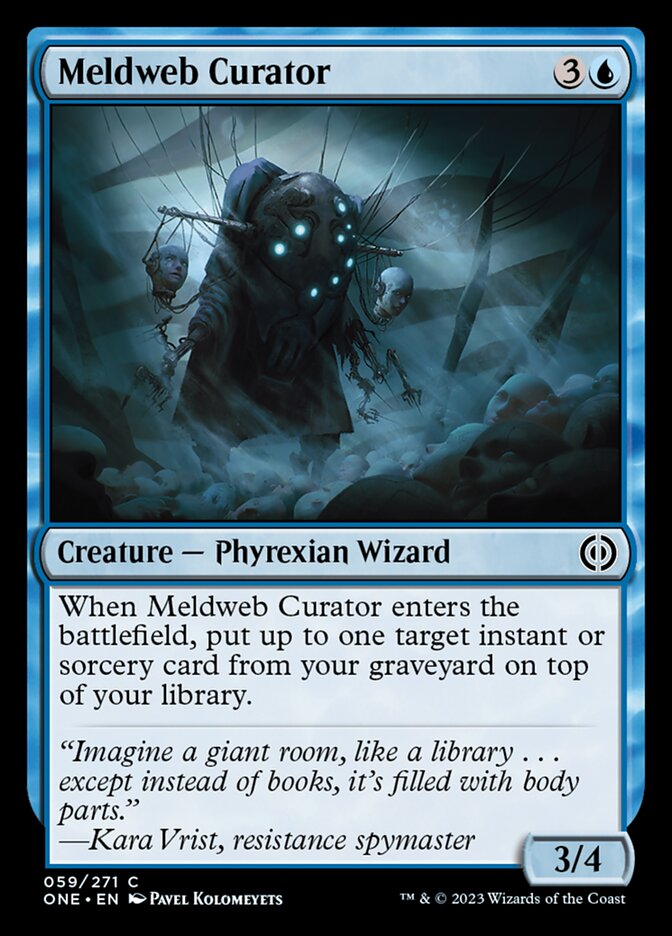 Meldweb Curator [Phyrexia: All Will Be One] | Good Games Morley