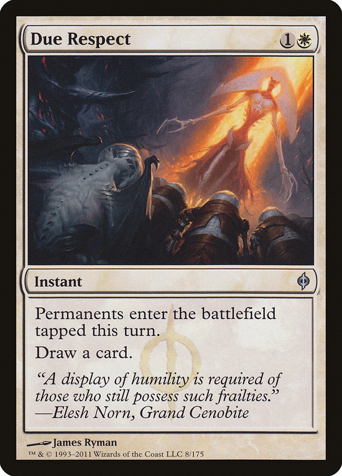Due Respect 8/175 (New Phyrexia)  | Good Games Morley