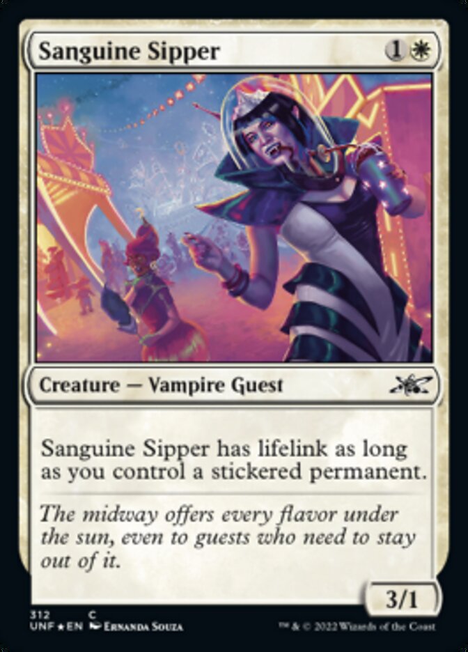 Sanguine Sipper (Galaxy Foil) [Unfinity] | Good Games Morley